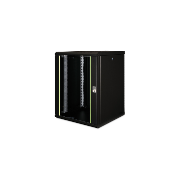 Digitus Wall Mounting Cabinet Unique Series | DN-19 16U-6/6-SW | Black | 82 x 60 x 60 cm