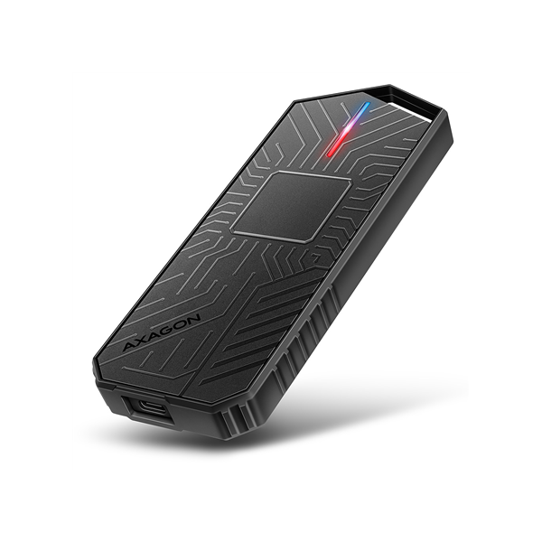 AXAGON USB-C 10Gbps - M.2 NVMe and SATA SSD GAME M.2 box | EEM2-GAM
