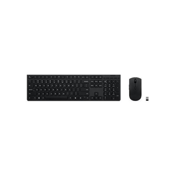 Lenovo Professional | Keyboard and Mouse Combo | Wireless | US English | Bluetooth | Grey | 2.4 GHz