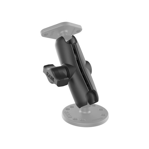RAM mounts | Double Socket Arm - B Size Long | RAM-B-201U-C | Black