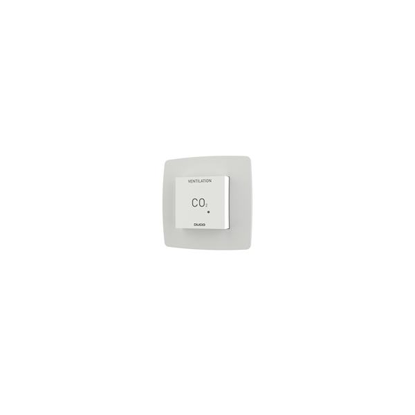 DUCO CO2 Room Sensor with Control RF/Wired, White