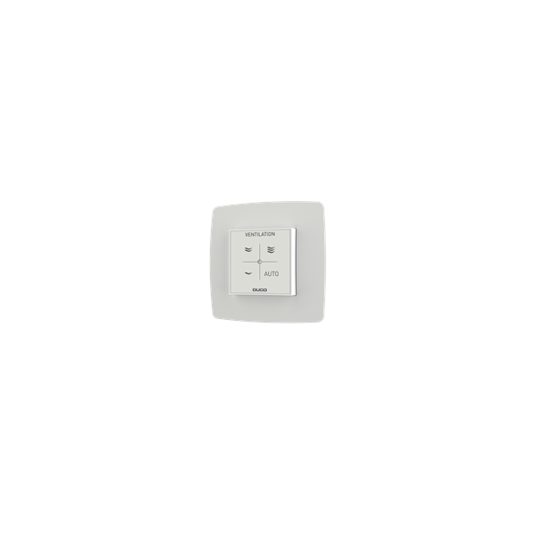 DUCO Humidity Room Sensor with Control RF/Wired, White