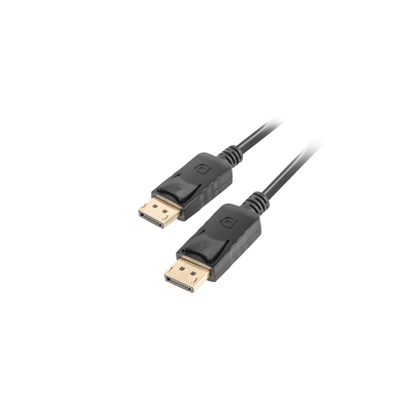 Lanberg DisplayPort Cable 19 Pin V1.2 4K, 1M | CA-DPDP-10CC-0010-BK | DisplayPort to DisplayPort