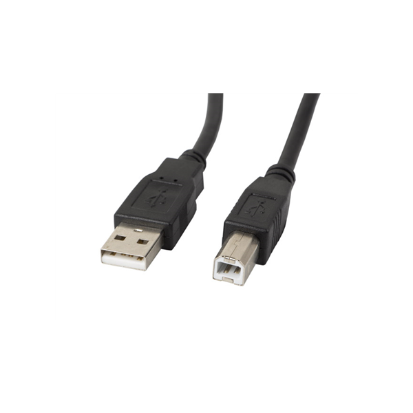Lanberg USB Type-A to USB Type-B 2.0 Cable, 1.8 m | CA-USBA-11CC-0018-BK | USB Type-A to USB Type-B