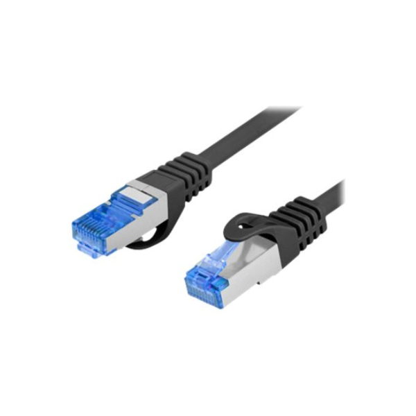 Lanberg Patchcord Cat.6A S/FTP LSZH CCA | PCF6A-10CC-0200-BK | 2 m