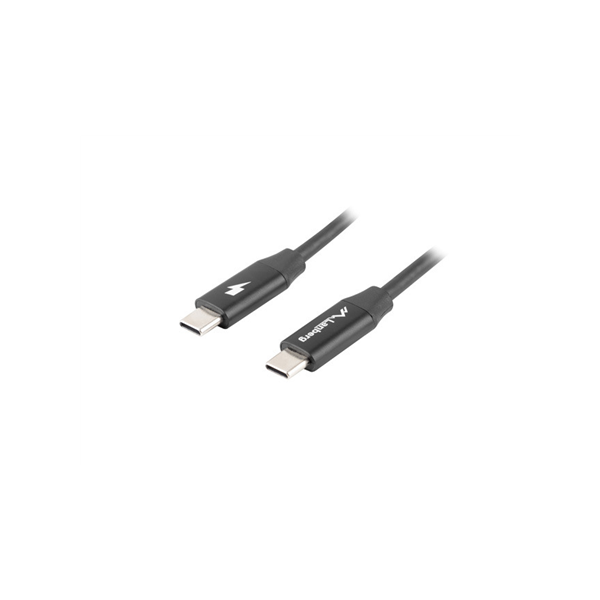 Lanberg USB-C 2.0 Cable, Quick Charge 4.0 | CA-CMCM-40CU-0018-BK | USB Type-C to USB Type-C | 1.8 m