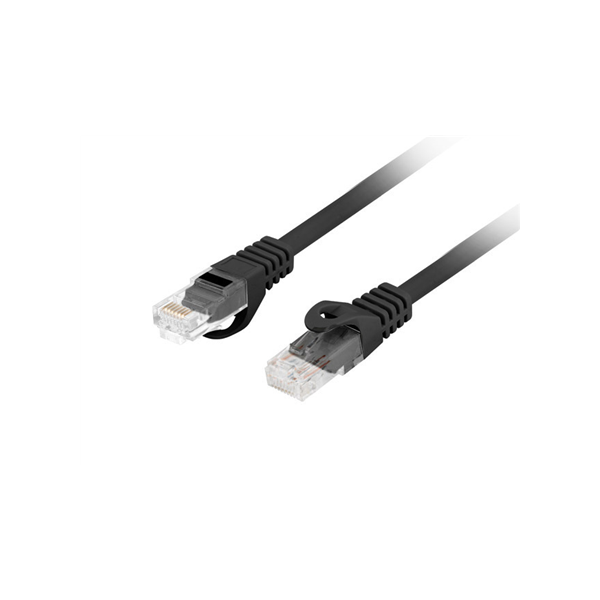Lanberg Patchcord Cat.6 UTP LSZH CU | PCU6-10CU-1000-BK | 10 m