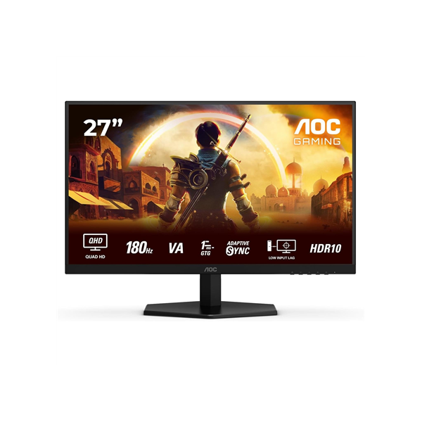 AOC Q27G42XNE | 27 " | VA | QHD | 16:9 | 180 Hz | 1 ms | 2560 x 1440 pixels | 300 cd/m² | HDMI ports quantity 2 | Black