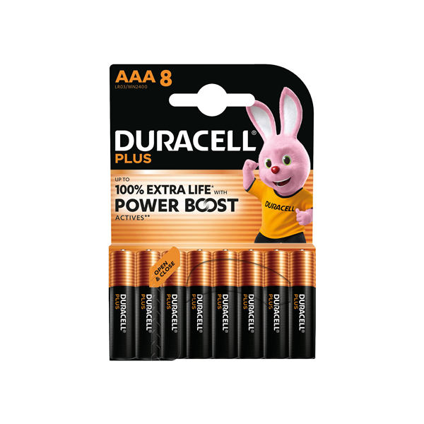 Duracell Plus Boost MN2400 BL8 | AAA | 8 pc(s)