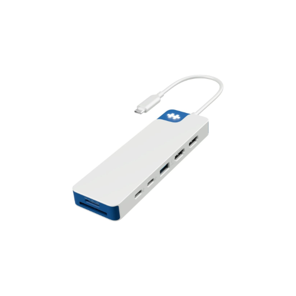 Hyper HyperDrive Flex 9 Port Dual 4K HDMI Dock, White/Blue | HD4103BUGL | HDMI ports quantity 2