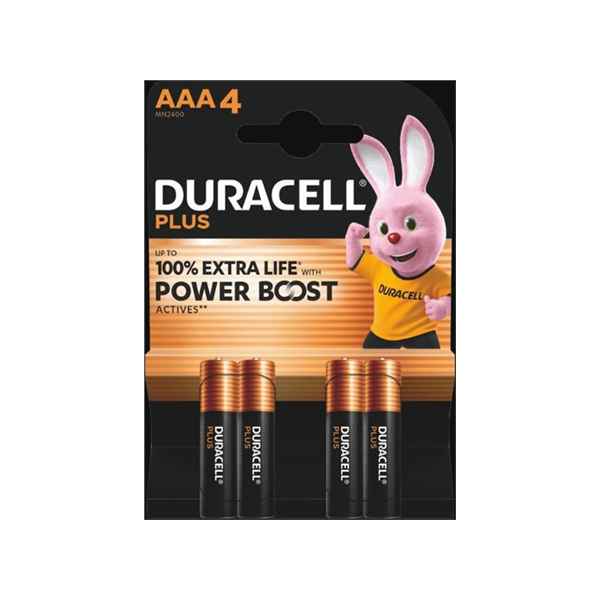 DURACELL Plus Boost MN2400 AAA BL4 | Duracell