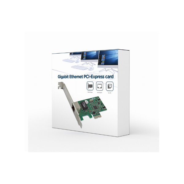 Gembird Gigabit Ethernet PCI-Express card, Realtek chipset | Gembird