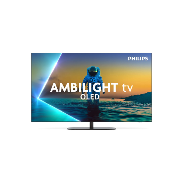Philips OLED 4K Ambilight TV | 65OLED820/12 | 65 | Smart TV | Google TV | Grey
