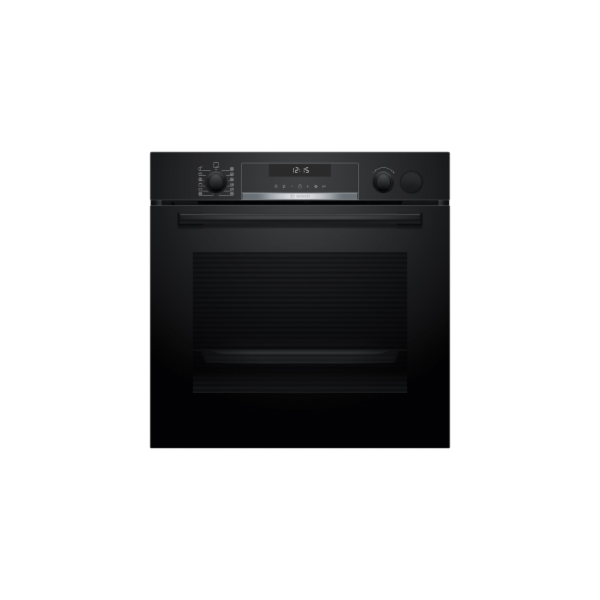Bosch Oven | HRG578BB7 | 71 L | Electric | Pyrolysis | Knobs | Steam function | Height 59.5 cm | Width 59.4 cm | Black
