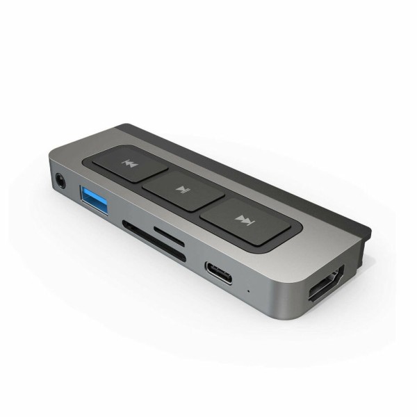USB Hub Hyper HD449 Grey Silver