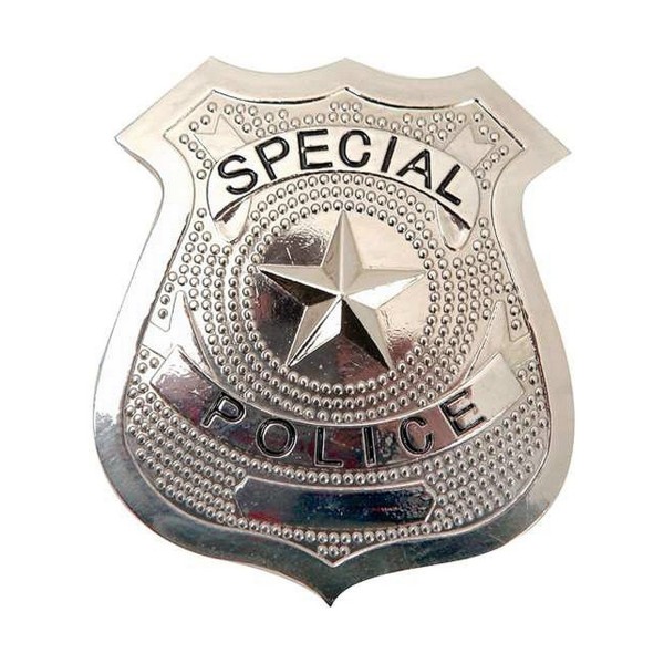 Identification plate My Other Me Police 6 x 7 cm Metal