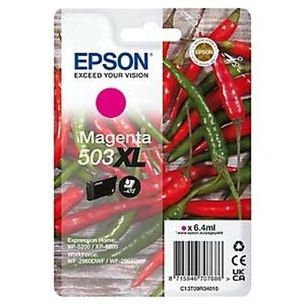 Oriģinālais Tintes Kārtridžs Epson 503XL Ciānkrāsa Fuksīns