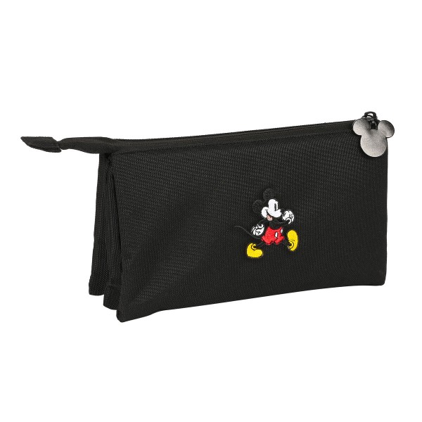 Triple Carry-all Mickey Mouse Black 22 x 12 x 3 cm