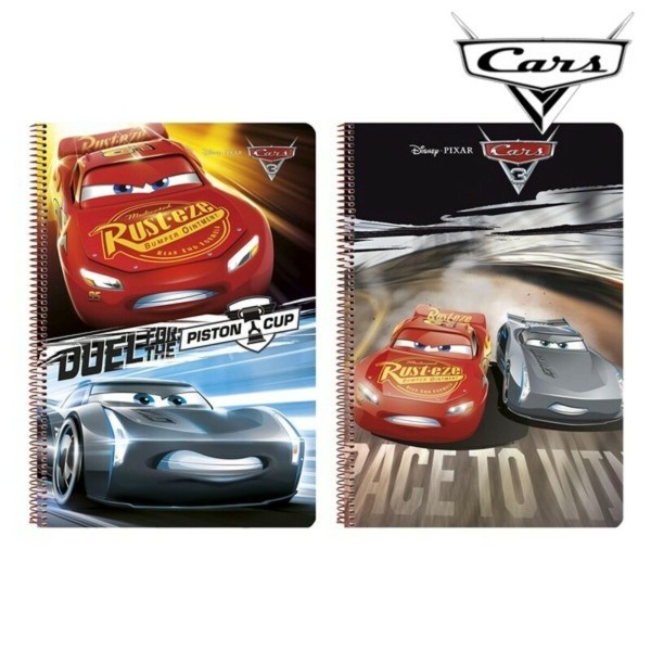 Записная книга на пружине Cars 21,5 x 31 x 1 cm