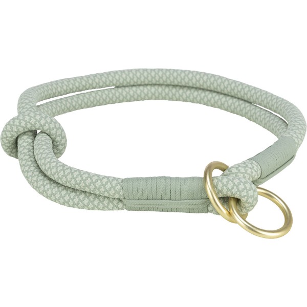 Koera koolituskaelarihmad Trixie Soft Rope Roheline Mündiroheline M 45 cm
