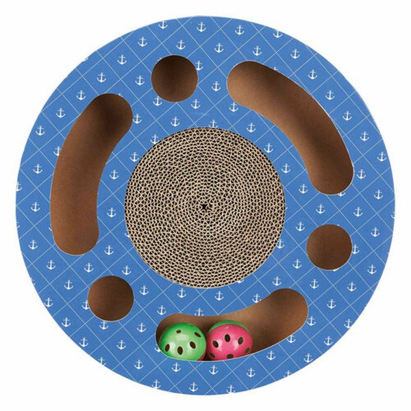 Raapimapuu kissalle Trixie Sininen Kartonki Muovinen Ø 33 cm