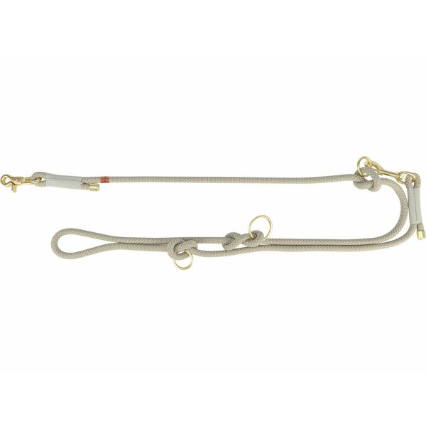 Adjustable dog leash Trixie Soft Rope Grey Light grey S S/XL