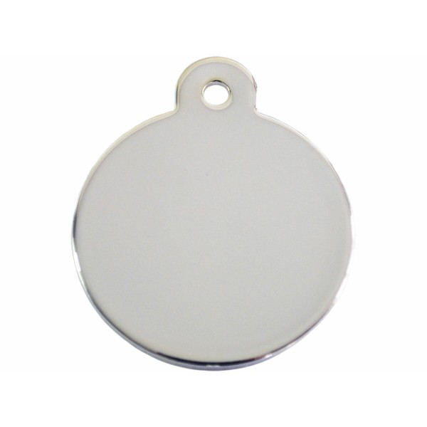 Identification plate for collar Imarc Circle Silver