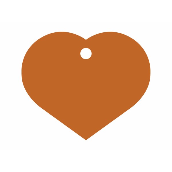 Identifikācijas plāksne Imarc Heart Oranžs