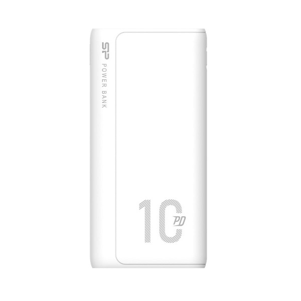 Powerbank Silicon Power SP10KMAPBKQP150W Balts 10000 mAh