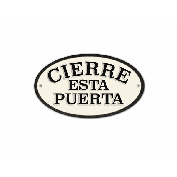 Silt Magnet & Steel Cierre esta Puerta 16,3 x 9,5 cm