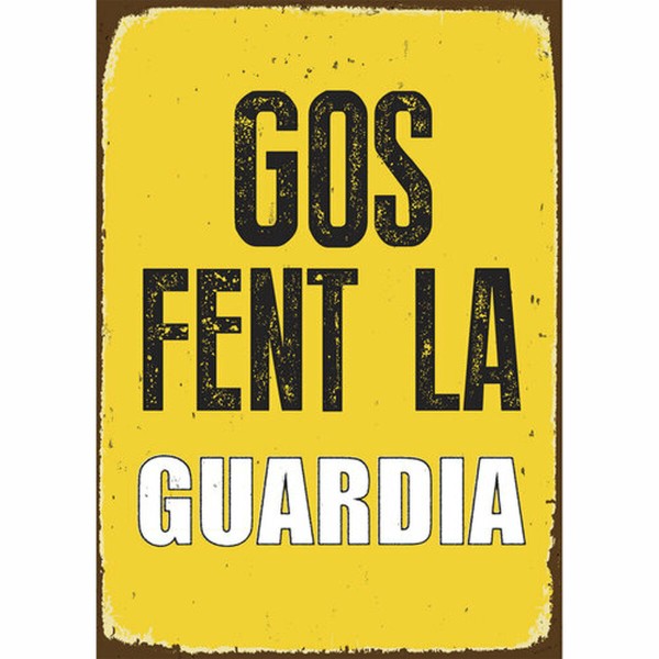 Lenta Magnet & Steel Gos Fent la Guardia 14,8 x 21 cm