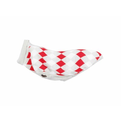 Dog Jumper Trixie White Red...
