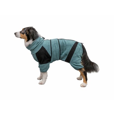 Dog bathrobe Trixie Blue M...