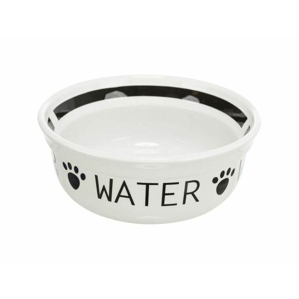 Dog Feeder Trixie White Black Ø 13 cm 250 ml