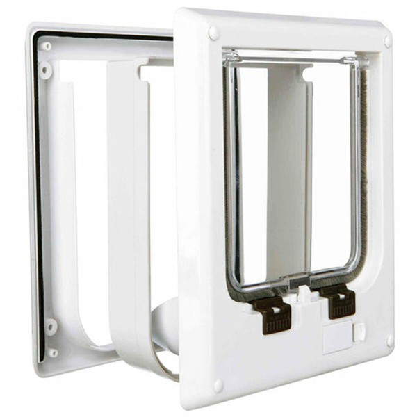 Cat Flap Trixie White Plastic 21,1 × 24,4 CM