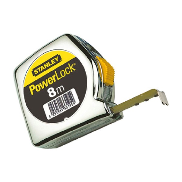 Рулетка Stanley POWERLOCK 8 m x 25 mm ABS