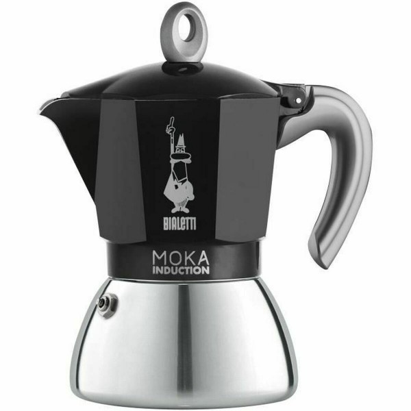 Итальянская Kофеварка Bialetti 0006936/NP Чёрный Металл Алюминий