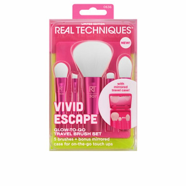 Komplekt meigi pintsleid Real Techniques VIVID ESCAPE 5 Tükid