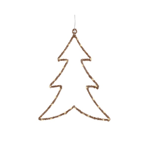 Новогоднее украшение Lumineo Позолоченный Металл 34 x 46 cm