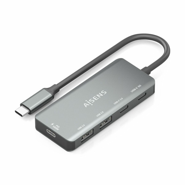 USB-разветвитель Aisens A109-0946 Серый 100 W
