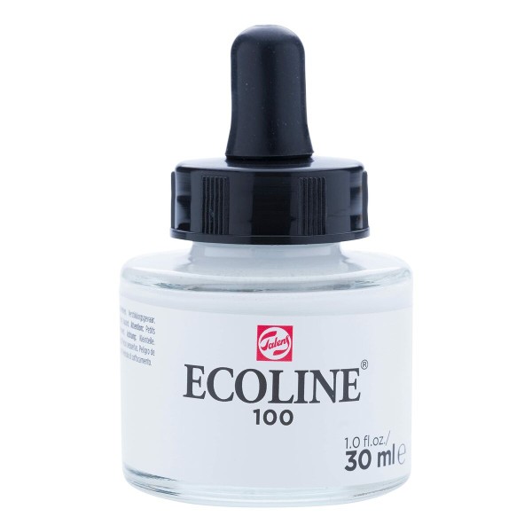Ūdenskrāsas Talens Ecoline Balts 30 ml (3 gb.)