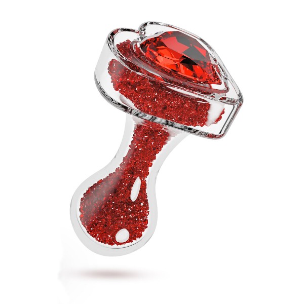 Anālais spraudnis Blush Oh My Gem Sarkans