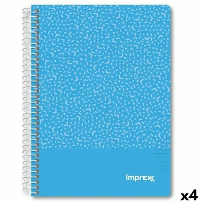 Notebook Imprex Blue A5 80...