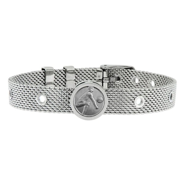 Unisex Bracelet VolleyBall Player Talent Jewels TJA-1-12-03-1-235 Silver