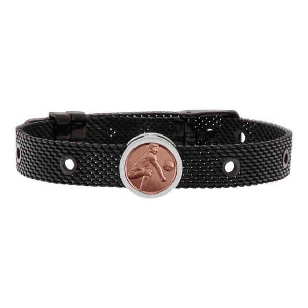 Unisex Bracelet VolleyBall Player Talent Jewels TJA-1-12-02-2-235 Black