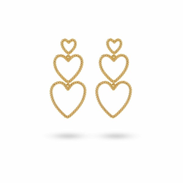 Ladies' Earrings 24KAE 42442Y Golden
