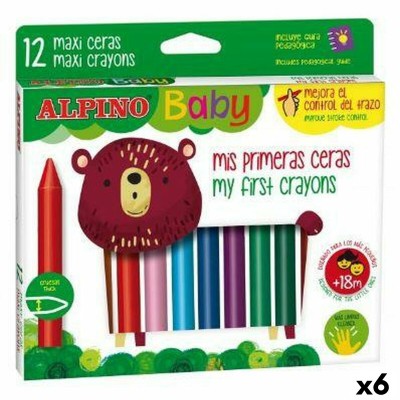 Coloured crayons Alpino...