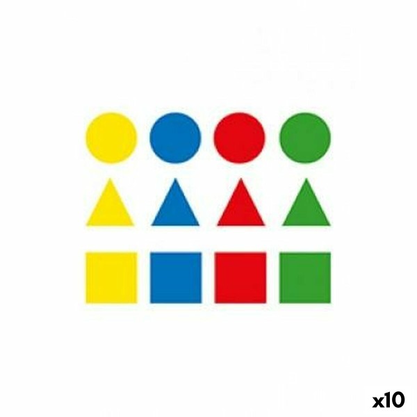 Stickers Apli Gomets Multicolour Geometric 12 Sheets (10 Units)