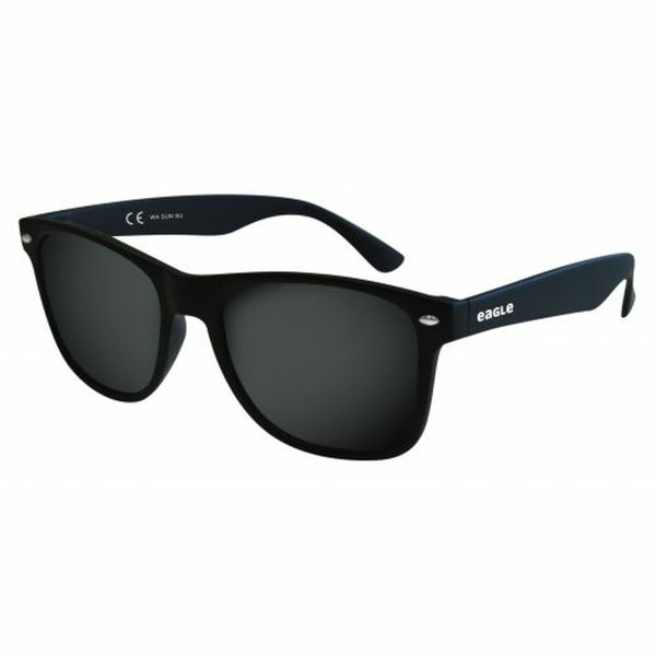 Unisex Saulesbrilles Eagle WAVE Melns spogulis