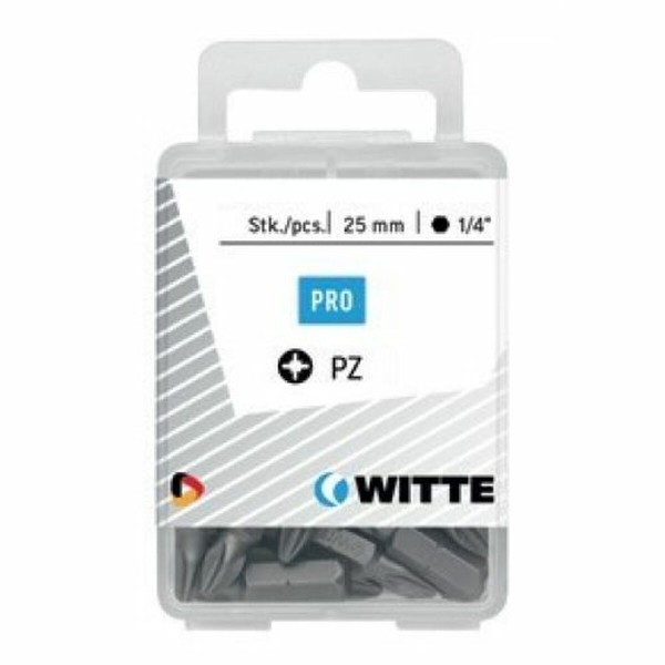 Bitu komplekts WITTE Pozidriv PZ1 25 gb. 25 Daudzums